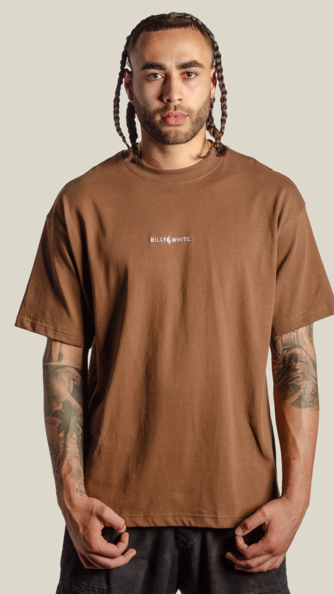 Signature Tee- Chocolate Brown