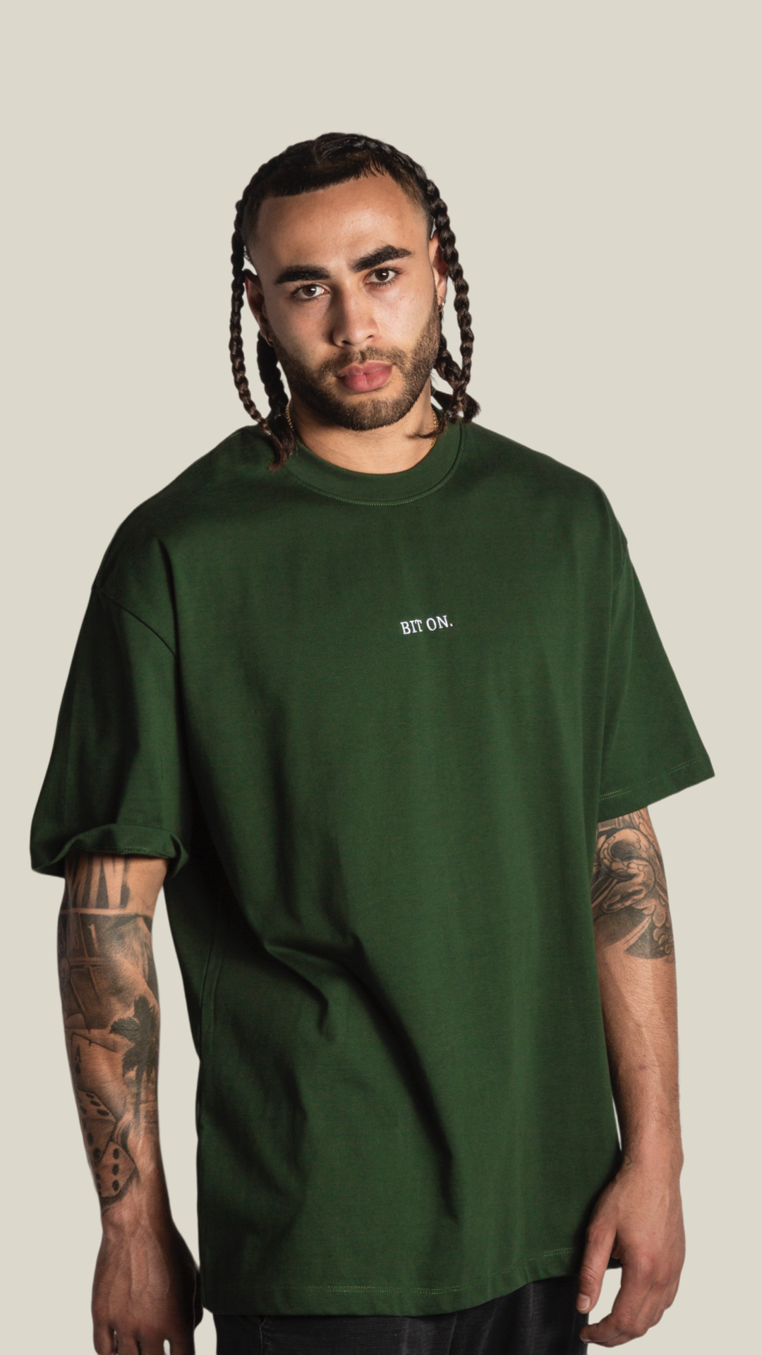 BIT ON.- FOREST GREEN