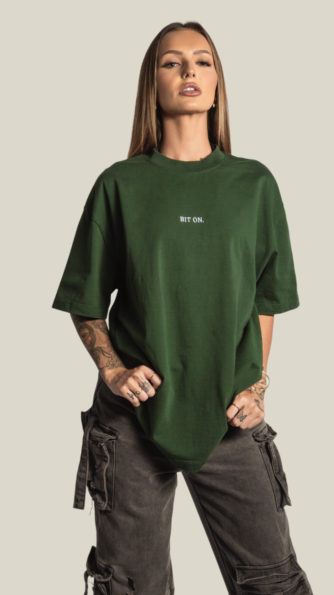 BIT ON.- FOREST GREEN